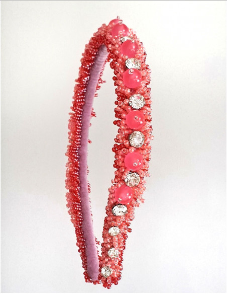 Ободок розовые мечты